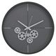 YHD Black/Gray Chic Wall Clock-0