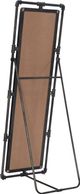 Powell® Gunther Natural Gun Metal Pipe Cheval Mirror-3