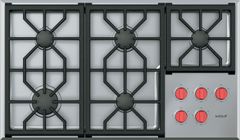 Wolf® 36" Natural Gas Stainless Steel Professional Cooktop