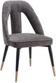 Zuo® Modern Artus Black/Gold/Gray Dining Side Chair-0