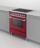 Fisher & Paykel Series 9 30" Red Induction Pro Style Range-4