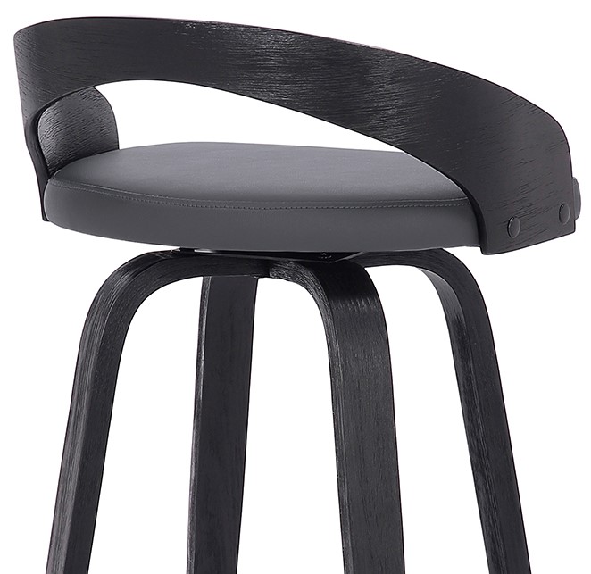 Armen Living Sonia Swivel Counter Stool - Thumbnail 5