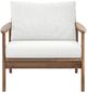New Classic® Home Furnishings Ashton Natural Acacia/Fabric Outdoor Patio Club Chair-2