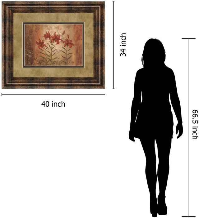 Classy Living Vivian Flasch The Lily Style 40"W Wall Art-2