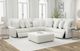 Catnapper® Majesty 4-Piece White Curved Power Reclining Sectional-4