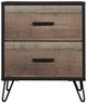 New Classic® Home Furnishings Elk River 4-Piece Rustic California King Panel Bedroom Set-4