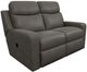 La-Z-Boy® Emmons Pewter Leather Manual Reclining Loveseat-0