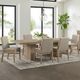 Intercon Nash Weathered Sand Trestle Dining Table-5