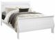 Global Furniture USA Charlie White Full Sleigh Bed with LED-0