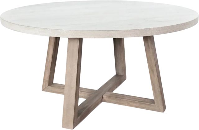 Sunny Designs™ Rowan Wheat Dining Table with Pavestone Base-0