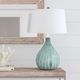 Bassett Mirror Nassau Green Sea Glass Table Lamp-4