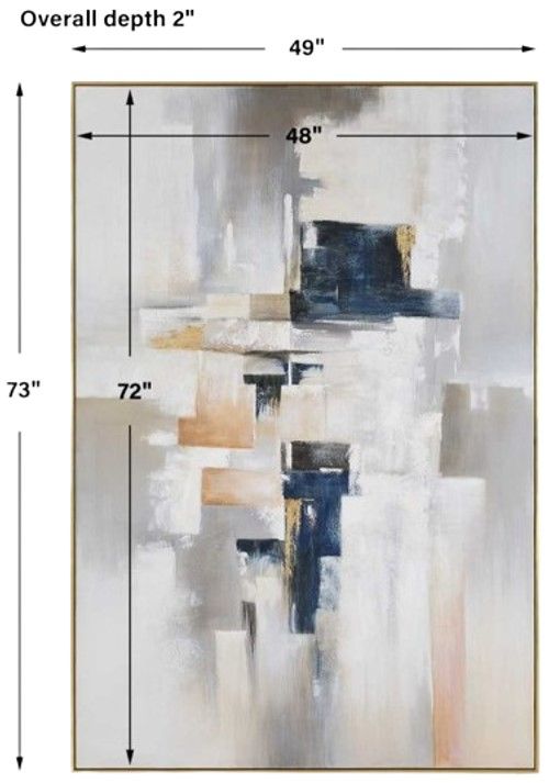 Uttermost® Waterfront Hand Painted Canvas Wall Art-2