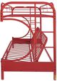 ACME Furniture Eclipse Red Youth Twin/Full Futon Bunk Bed-3