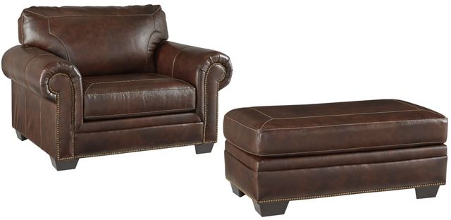 Signature Design by Ashley® Roleson 2-Piece Walnut Living Room Chair Set-0