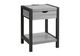 Monarch Specialties Inc. Black/Grey 24" End Side Table with 1 Drawer-0
