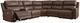 Signature Design by Ashley® Beryton 6-Piece Espresso Power Reclining Sectional-0