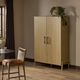 Four Hands Rosedale Yucca Oak Veneer Cabinet-1