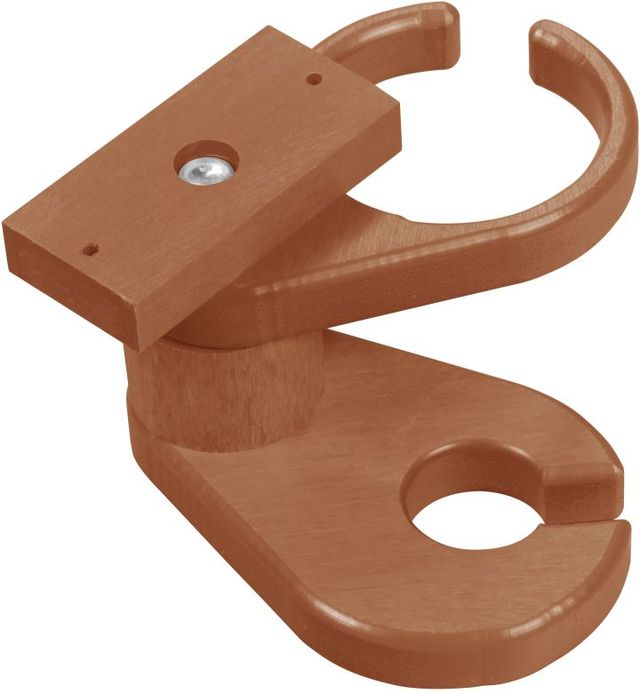 C.R. Plastics Adirondack Cedar Wineglass / Cup Holder-1