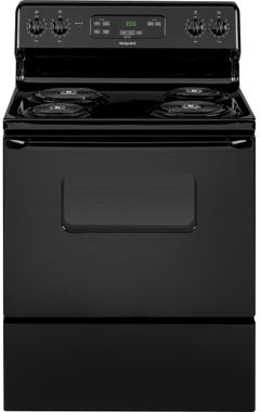 Hotpoint® 30" Black Freestanding Electric Range