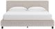 Signature Design by Ashley® Birmonton White King Upholstered Panel Bed-1