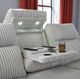 Signature Design by Ashley® Forest Lake Alloy Power Reclining Sofa with Adjustable Headrest-4