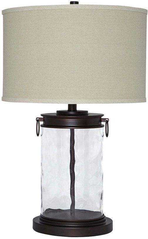 Signature Design by Ashley® Tailynn Bronze/Clear Table Lamp-0