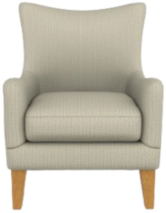 Best® Home Furnishings Customizable Novae Wing Chair with Honey Birch Legs-1