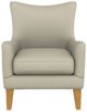 Best® Home Furnishings Customizable Novae Wing Chair with Honey Birch Legs-1