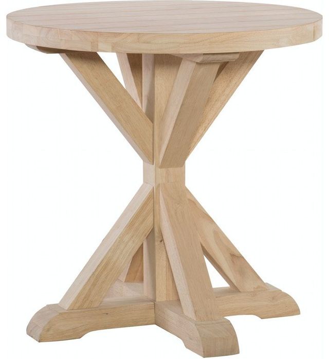 John Thomas Furniture® Select Sierra Unfinished Round End Table Colony