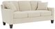 Flexsteel® Moxy White Shell Sofa with Rounded Mailbox Arms-0