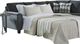 Signature Design by Ashley® Abinger 2-Piece Smoke Right-Arm Facing Full Sofa Sleeper Sectional and Chaise-1
