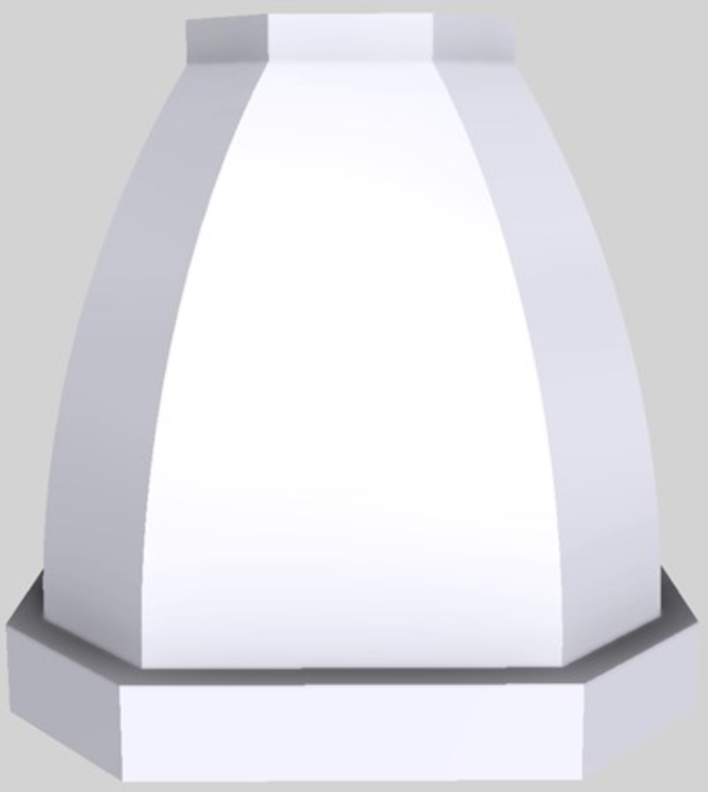 Vent-A-Hood® Designer Series 48" White Island Range Hood-2