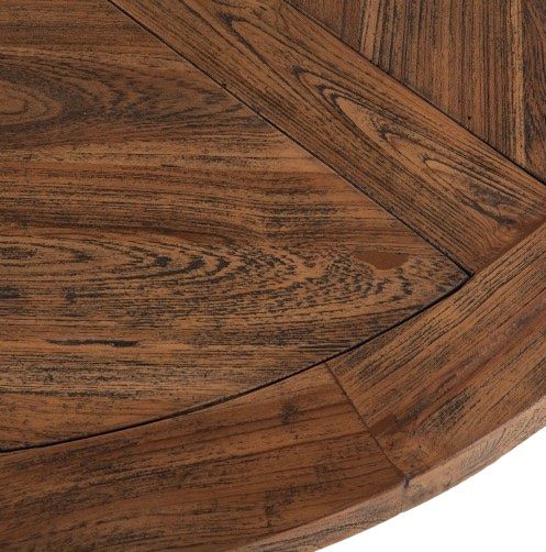 Home Trends & Design Industrial Loft Weathered Gray Coffee Table-3