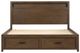 Benchcraft® Lelander Brown Queen Bookcase Storage Bed-2