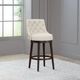 HH2 Home Halbrooke Chocolate/Cream Bar Height Stool-5