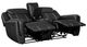 Homelegance® Littleton Blue Double Manual Reclining Loveseat-4