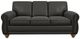 Best® Home Furnishings Customizable Noble Leather Sofa with Honey Birch Legs-1