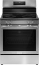 Frigidaire® Gallery 30” Stainless Steel Freestanding Rear Control Electric Range with AirFry-0