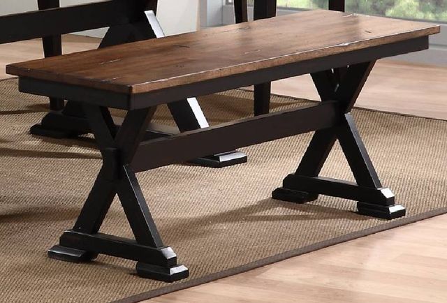 Urban Styles Furniture Cambridge 6-Piece Black/Brown Dining Set-3