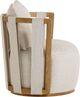 TOV Furniture Paolo Cream Swivel Accent Chair-4