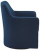 Olliix by Madison Park Augustine Navy Swivel Glider Chair-1