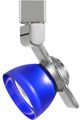 Cal® Lighting & Accessories Brushed Steel/Dark Blue Track Light-1