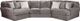 Jackson Furniture Mammoth 3-Piece Smoke Sectional Sofa-0