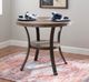 Powell® Franklin Gray Pub Table with Pewter Base-1