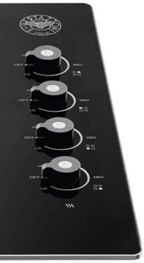 Bertazzoni Professional Series 24" Black Electric Cooktop-1