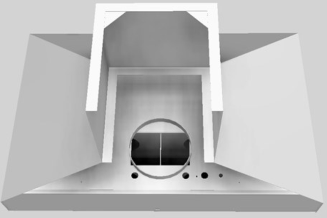 Vent-A-Hood® 42" White Euro-Style Wall Mounted Range Hood-2