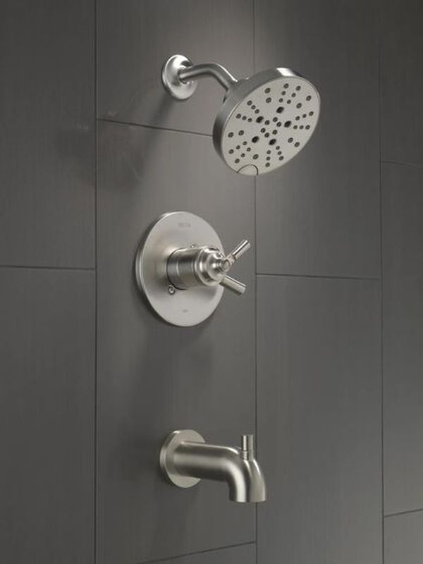 Delta Saylor® Monitor® 17 Series Stainless Tub & Shower Trim-2