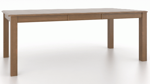 Canadel Customizable Gourmet 82" VD Base Dining Table with One Removable Leaf-0