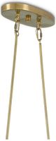 Currey & Company Tropical Wings Antique Brass Chandelier-4