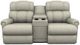 La-Z-Boy® Pinnacle Antique Manual Wall Reclining Loveseat with Console-1